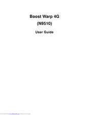 Boost Boost Warp 4G N9510 User Manual