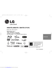 LG HB954TB Owner's Manual