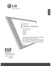 LG 32LH57 Series Owner's Manual