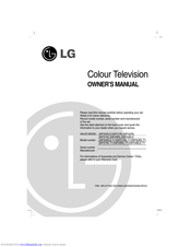 LG 29FD1RL Owner's Manual