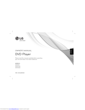 LG DVX550 Owner's Manual