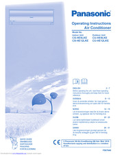 PANASONIC CS-HE12LKE Operating Instructions Manual