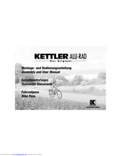 Kettler ALU RAD Assembly And User's Manual