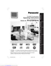 PANASONIC PV-27DF62K Operating Instructions Manual