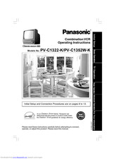 PANASONIC Omnivision PV-C1352W-K Operating Instructions Manual