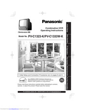 PANASONIC PV-C1323-K Operating Instructions Manual