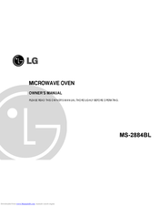 LG MS-2884BL Owner's Manual