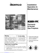 Montigo M38BV-PFC Installation, Operation And Maintenance Manual