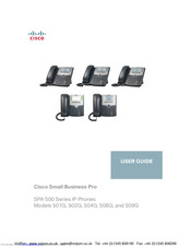 Cisco SPA 504G User Manual
