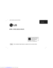 LG MCS23F Quick Manual