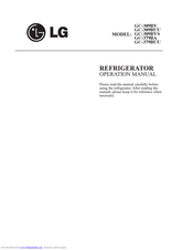 LG GC-379BA Operation Manual