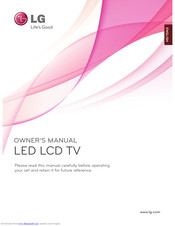 LG 47LEX8 Series Owner's Manual