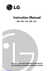 LG MH-6327BS Instruction Manual