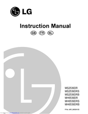 LG MH6539DR Instruction Manual