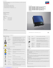SMA Solar Technology Sunny Tripower 15000TL User Manual