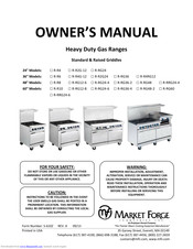 Market Forge Industries R-R6 Owner's Manual