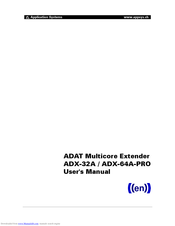 Appsys ProAudio ADX-64A-PRO User Manual