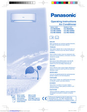 PANASONIC CS-RE12NKE Operating Instructions Manual