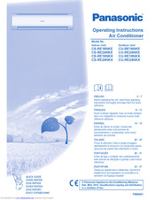 PANASONIC CU-RE24NKE Operating Instructions Manual