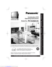 PANASONIC PV-C2023-K Operating Instructions Manual