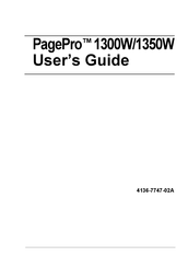 Konica Minolta PagePro 1350W User Manual