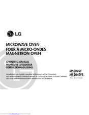 LG MS2049FS Owner's Manual