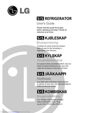 LG SXS Refrigerator User Manual