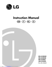 LG MS-2338SL Instruction Manual