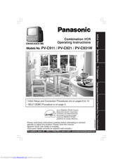 PANASONIC Omnivision PV-C921 Operating Instructions Manual