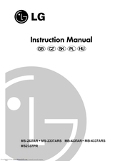 LG MS2337PR Instruction Manual