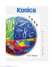 Konica Minolta 7045 User Manual