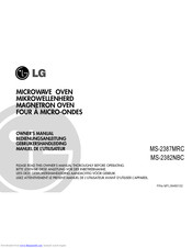 LG MS-2382NBC Owner's Manual