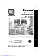 PANASONIC PV-C2522-K Operating Instructions Manual