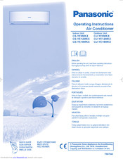 PANASONIC CU-YE9MKX Operating Instructions Manual
