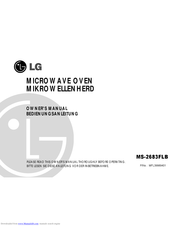 LG MS-2683FLB Owner's Manual