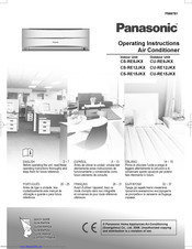 PANASONIC CU-RE12JKX Operating Instructions Manual