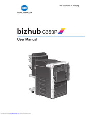 Konica Minolta BIZHUB C353P User Manual