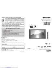 PANASONIC Viera TH-42PY70EYA Operating Instructions Manual