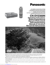 PANASONIC CN-DV2300N Operating Instructions Manual