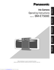 PANASONIC BM-ET500E Operating Instructions Manual