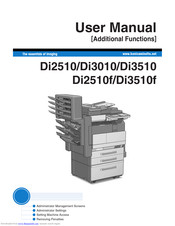 Konica Minolta Dialta Di3510f User Manual