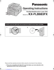 PANASONIC KX-FLB883FX Operating Instructions Manual