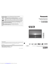 PANASONIC Viera TH-42PX600EN Operating Instructions Manual