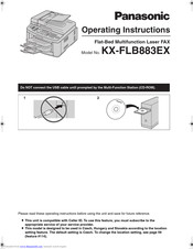 PANASONIC KX-FLB883EX Operating Instructions Manual