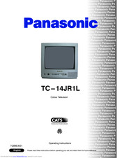 PANASONIC TC-14JR1L Operating Instructions Manual
