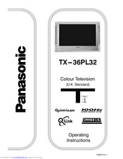 PANASONIC TX-36PL32 Operating Instructions Manual