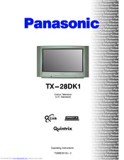 PANASONIC TX-28DK1 Operating Instructions Manual