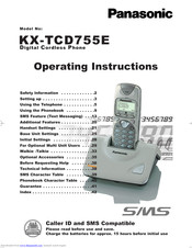 PANASONIC KX-TCD755E Operating Instructions Manual