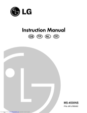 LG MS-4530NS Instruction Manual