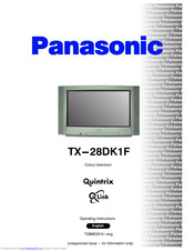 PANASONIC TX-28DK1F Operating Instructions Manual
